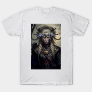 Anime Samurai Elf Girl T-Shirt